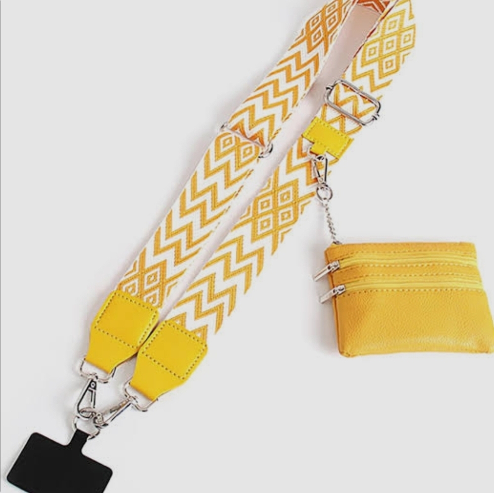 Yellow Crossbody Lanyard